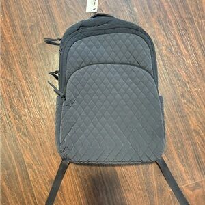 NWT Vera Bradley Quilted Black Backpack